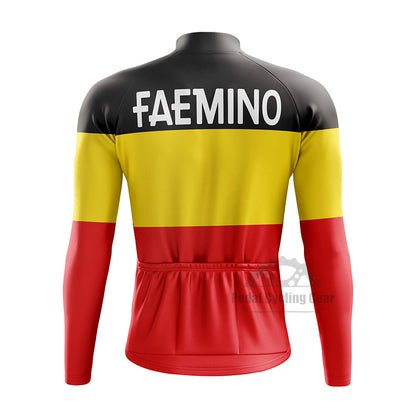 Faemino Long Sleeve Retro Cycling Jersey