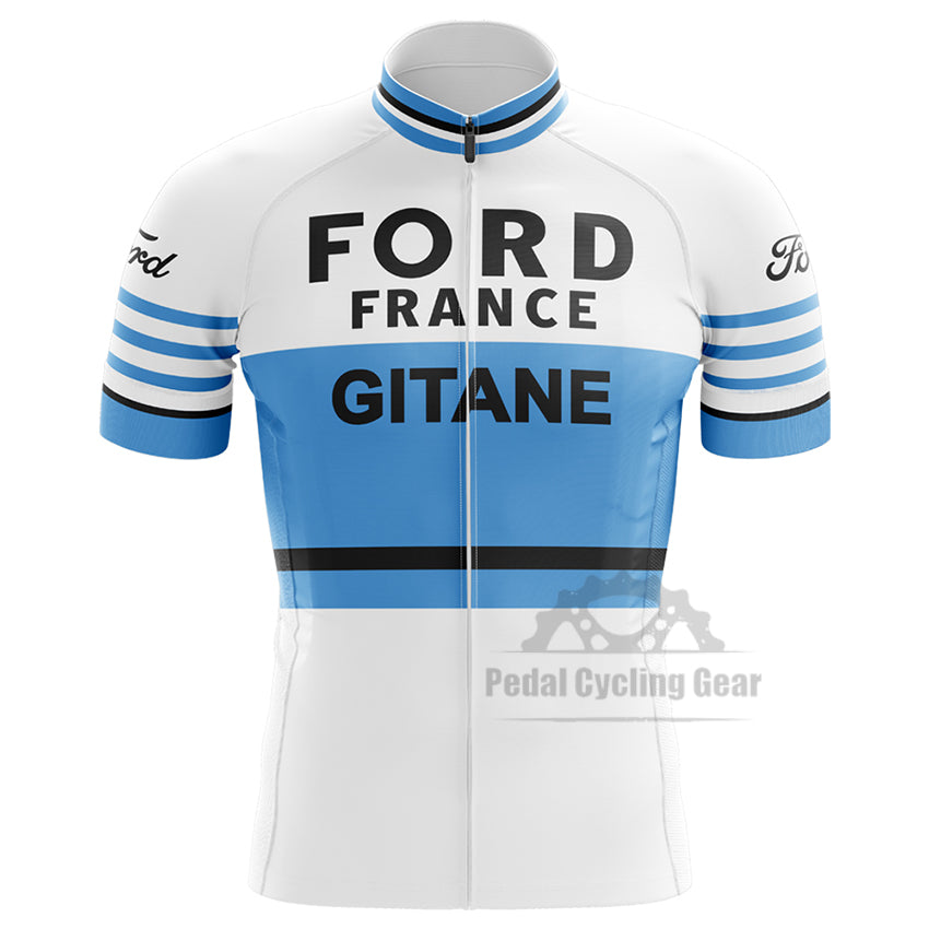Ford France Gitane Retro Cycling Jersey
