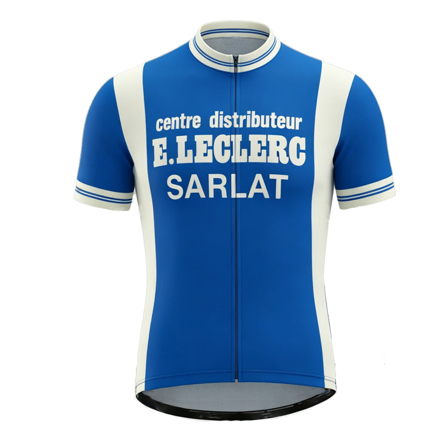 French Classic Blue Short Sleeve Cycling Jersey