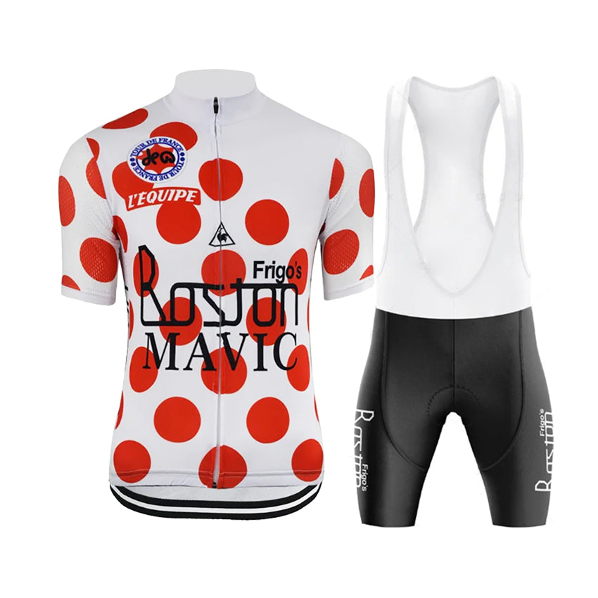 Frigo's Boston Polka Dots Cycling Jersey Set