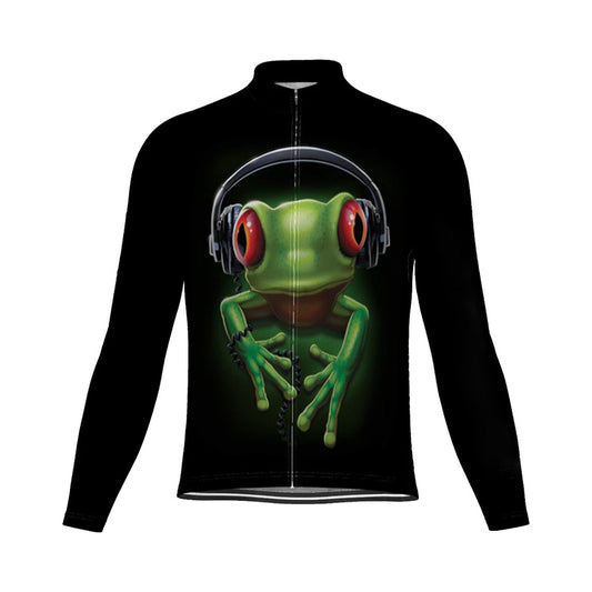 Frog Long Sleeve Black Cycling Jersey