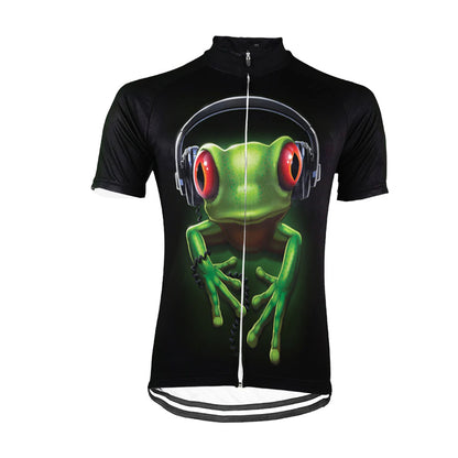 Frog Short Sleeve Black Cycling Jersey