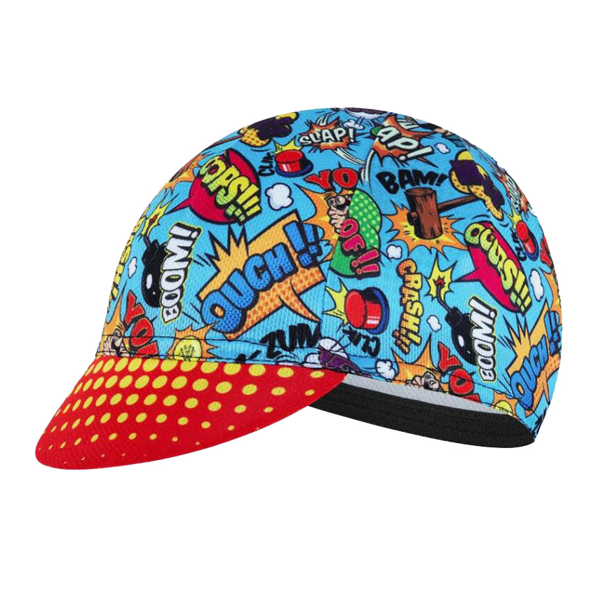 Funny Cycling Cap Crash Boom Ouch