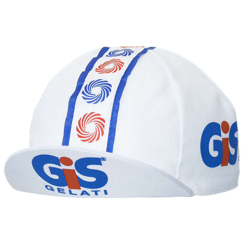 GiS Gelati Retro White Cycling Cap