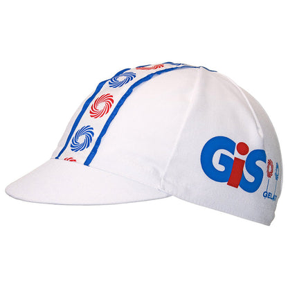 GiS Gelati Retro White Cycling Cap