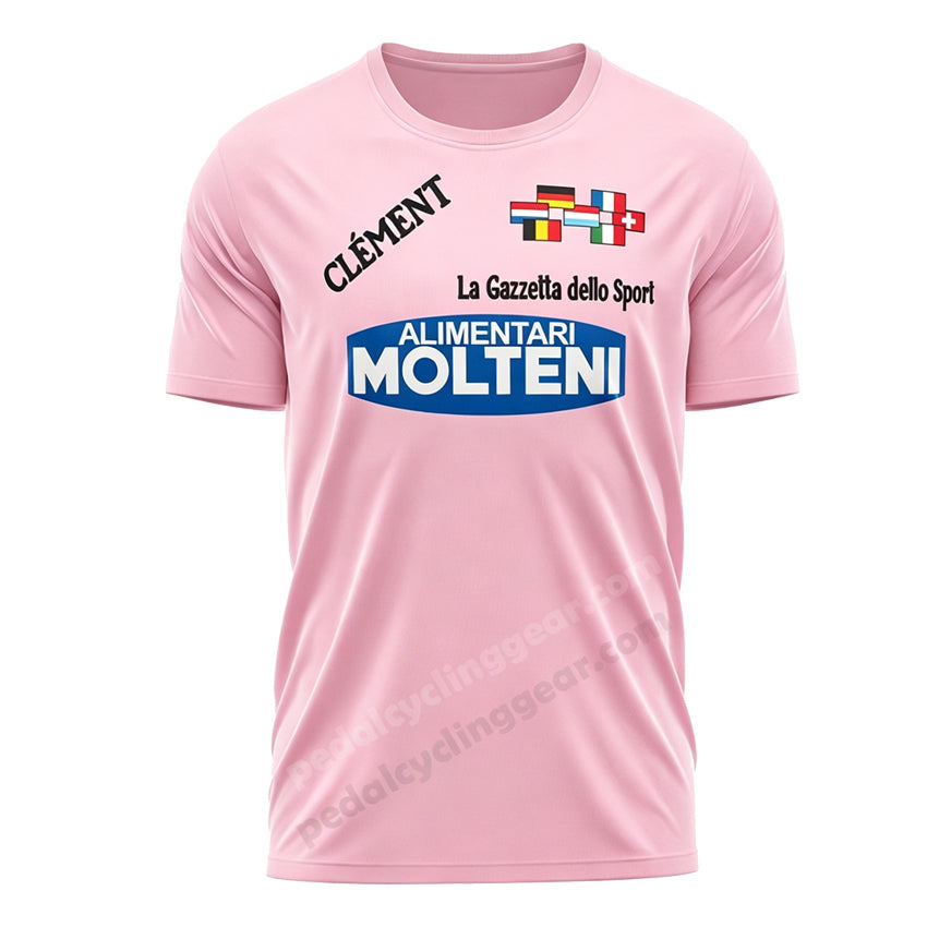 Giro d'Italia Molteni Pink Cycling Shirt 