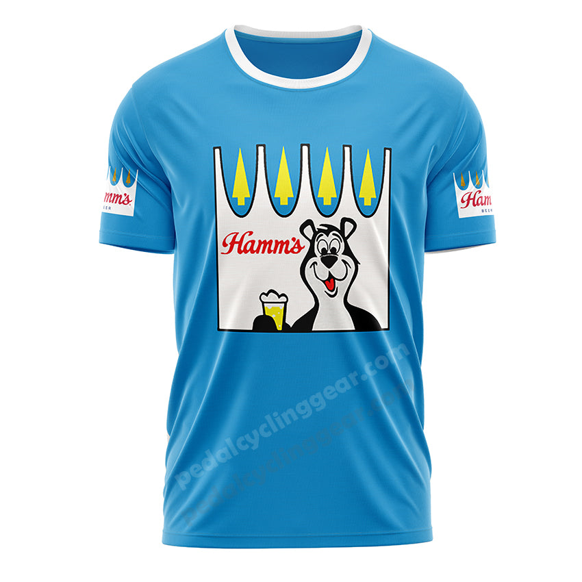Hamm's Bear Blue T-Shirt