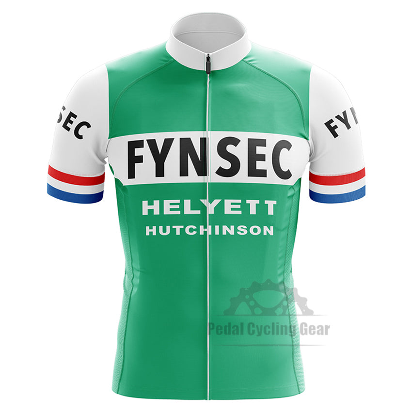 Men's Helyett Fynsec Hutchinson Retro Cycling Jersey