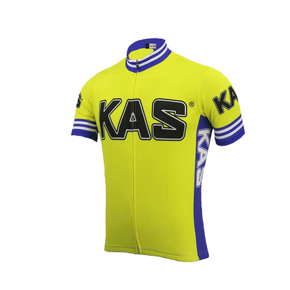 Men's Kas Team Retro Cycling Jersey Set Sean Kelly