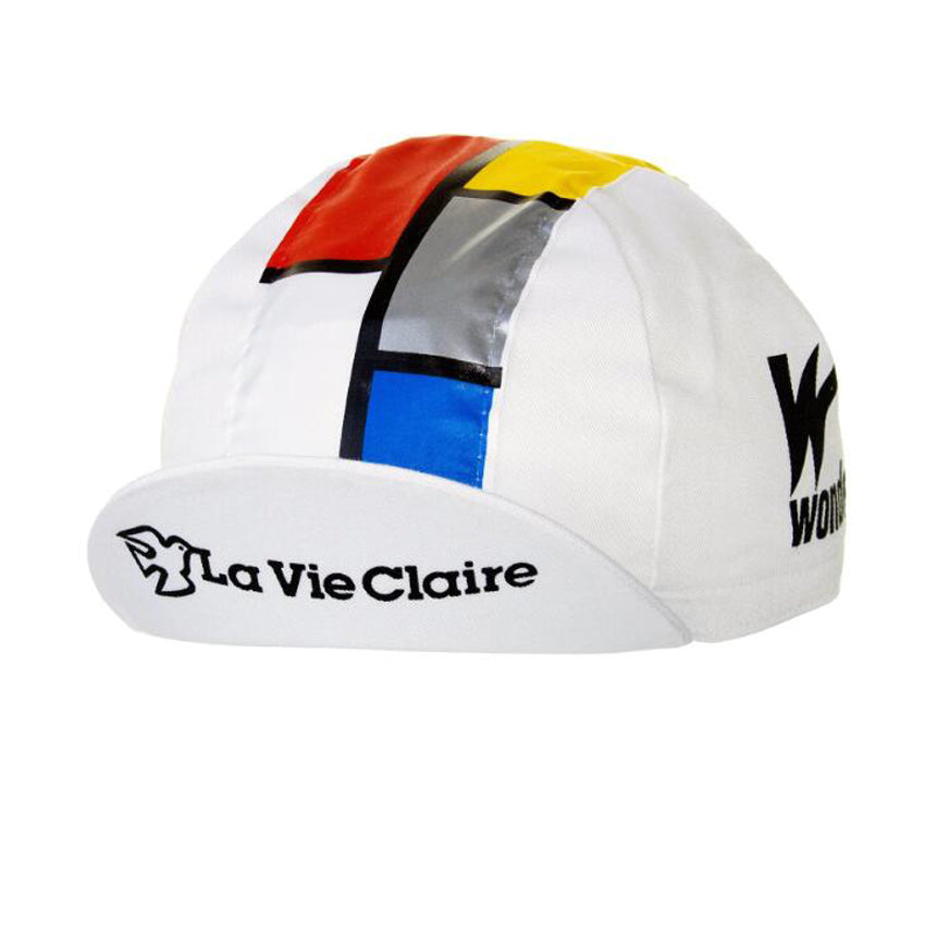 Retro La Vie Claire White Cycling Cap
