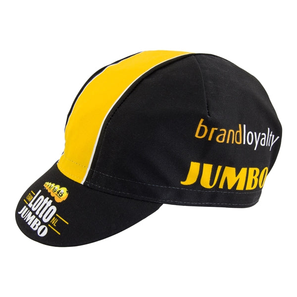 Black Jumbo Retro Cycling Cap