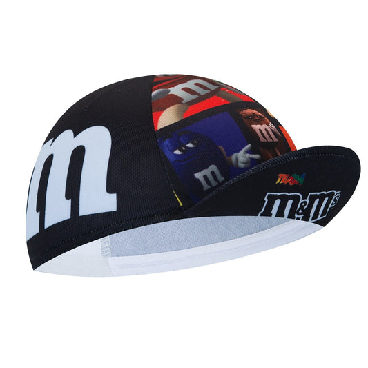 M&Ms Cartoon Black Cycling Cap