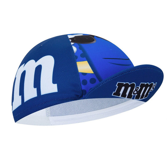 M&Ms Cartoon Blue Cycling Cap