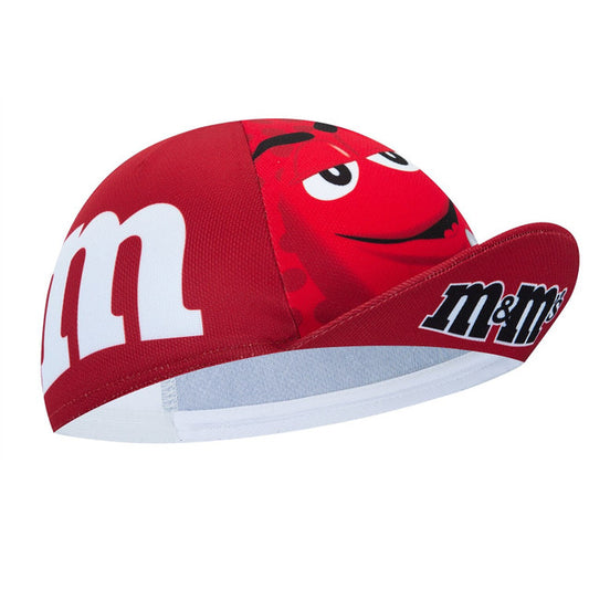 M&Ms Cartoon Red Cycling Cap