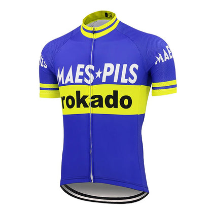 Maes-Pils Rokado Blue Cycling Jersey