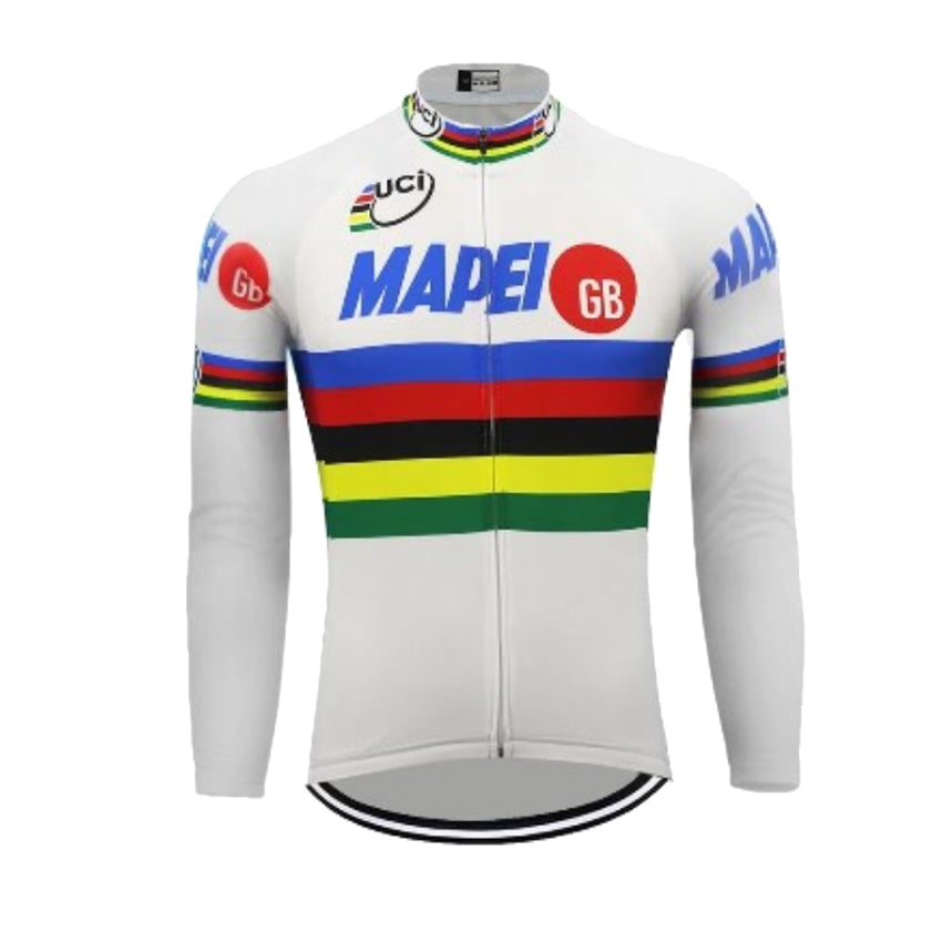 Mapei GB World Championships Long Sleeve Cycling Jersey