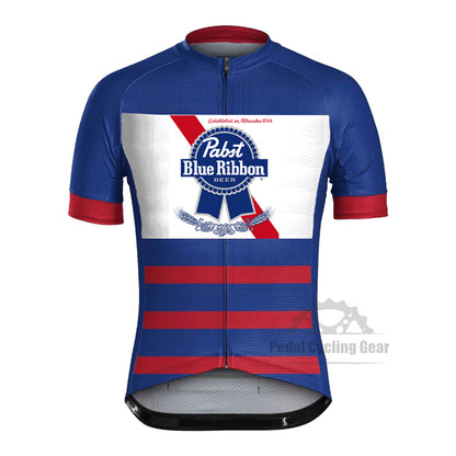 Men's Pabst Blue Ribbon Beer Cycling Jersey