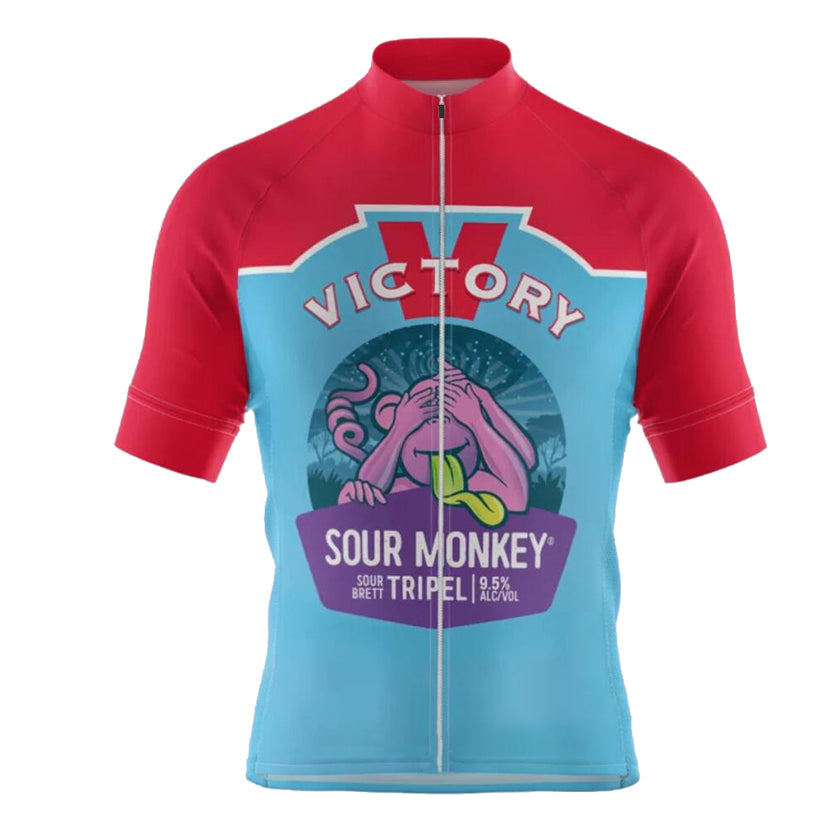 Men's Victory Beer Short Sleeve Cycling Jersey