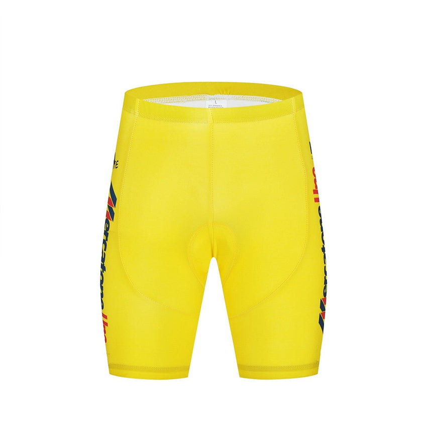 Mercatone Uno Yellow Retro Cycling Jersey Set