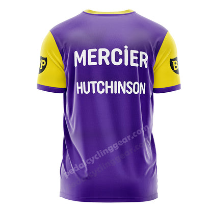Mercier Retro Purple Cycling T-shirt