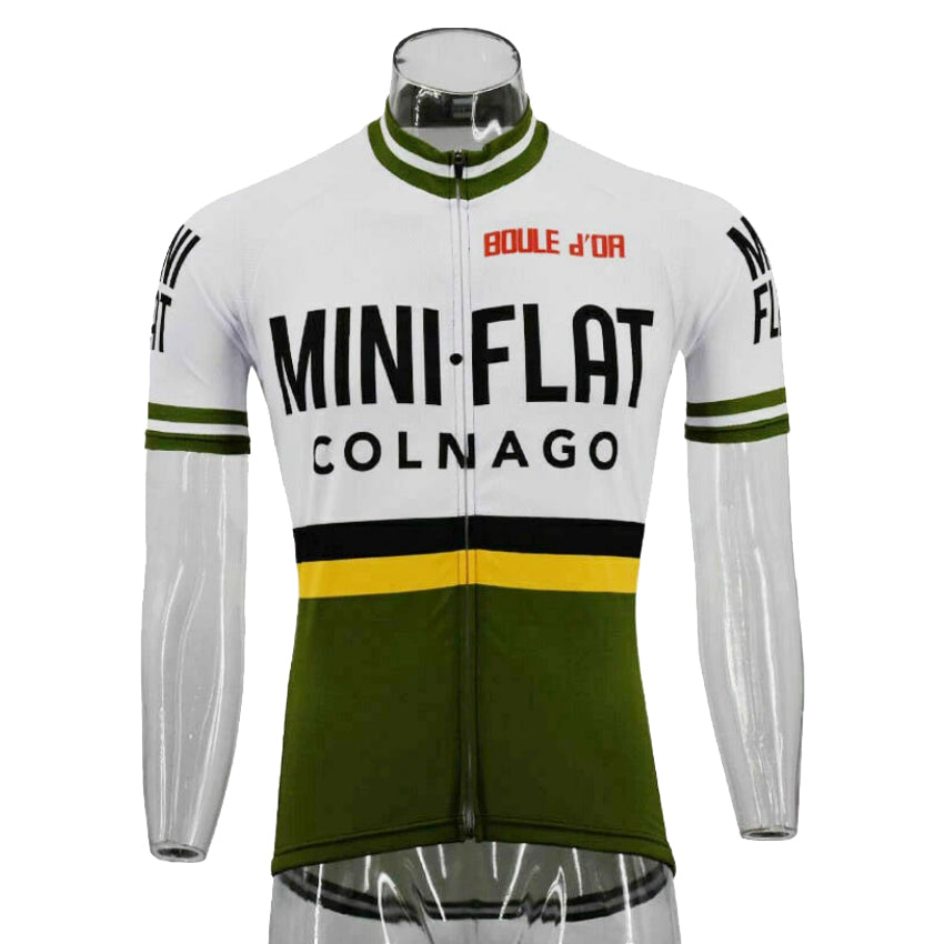 Mini Flat Retro Cycling Jersey