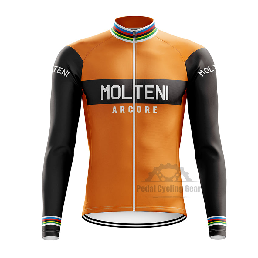 Molteni Long Sleeve Retro Cycling Jersey