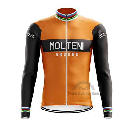 Molteni Long Sleeve Retro Cycling Jersey