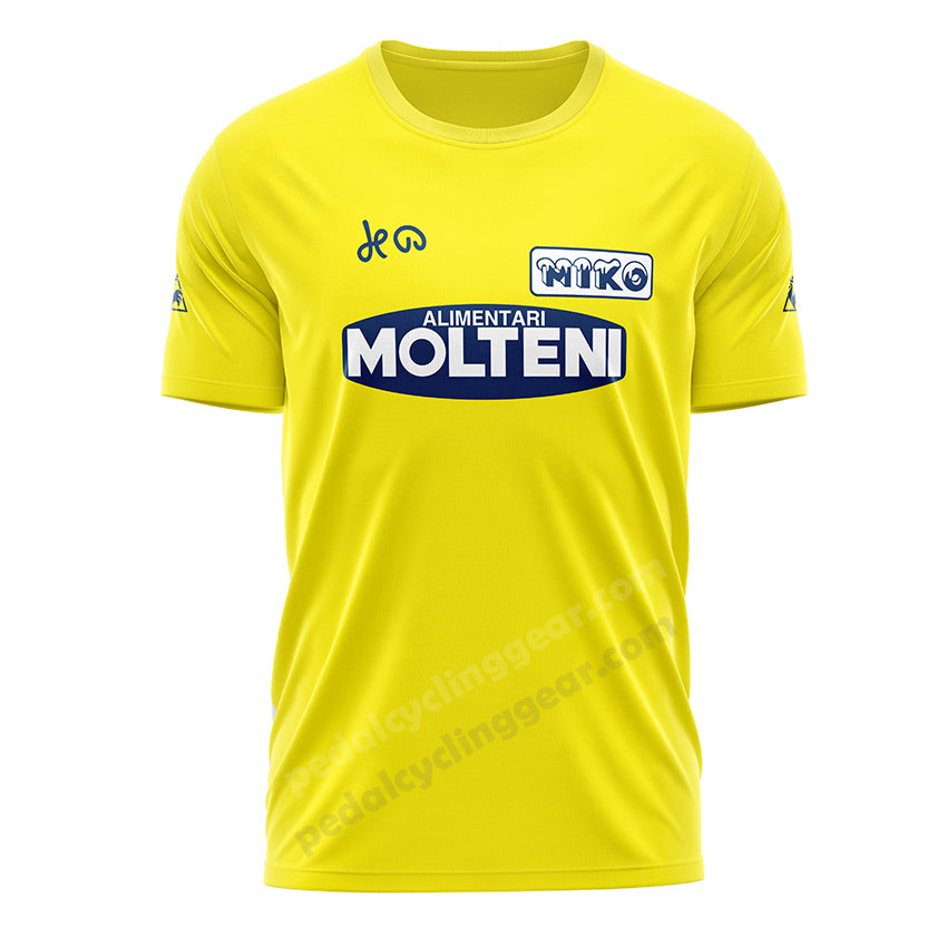 Molteni Yellow T-Shirt Eddy Merckx