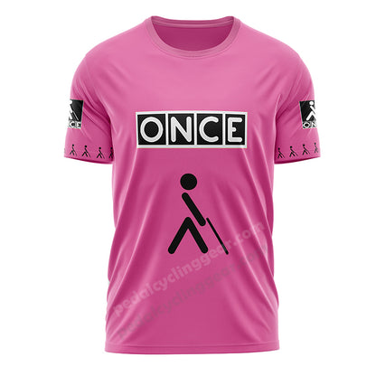 Once Cycling Team Pink T-Shirt