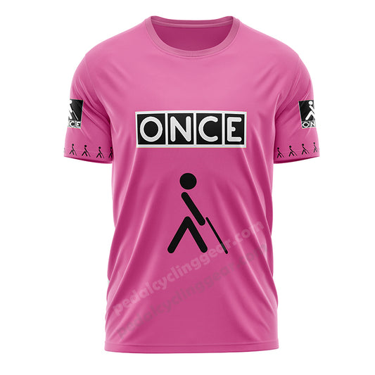Once Cycling Team Pink T-Shirt