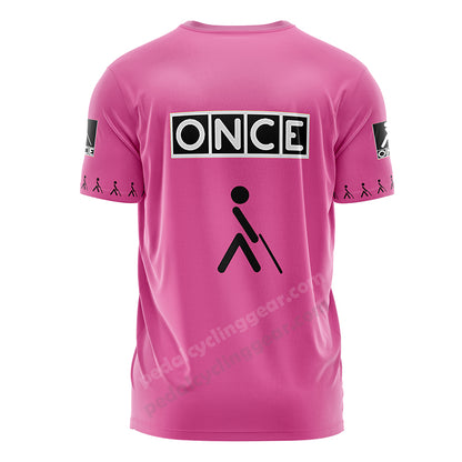 Once Cycling Team Pink T-Shirt