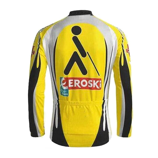 Men's Once Eroski Long Sleeve Retro Cycling Jersey