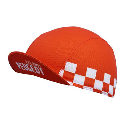 Orange Peugeot Retro Cycling Cap