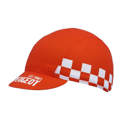 Orange Peugeot Retro Cycling Cap