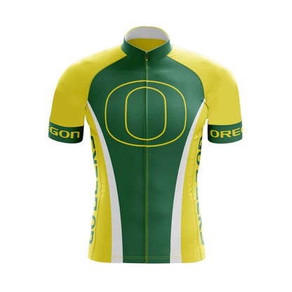 Oregon Men's Short Sleeve Retro Cycling Jerseys