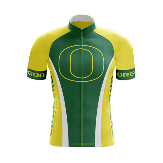 Oregon Men's Short Sleeve Retro Cycling Jerseys