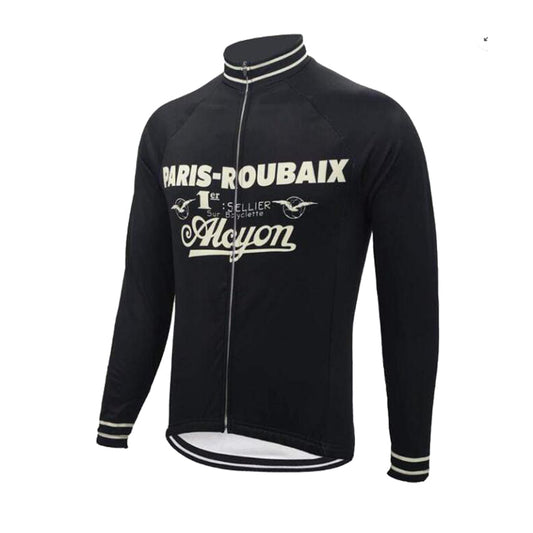 Paris-Roubaix Long Sleeve Retro Cycling Jersey