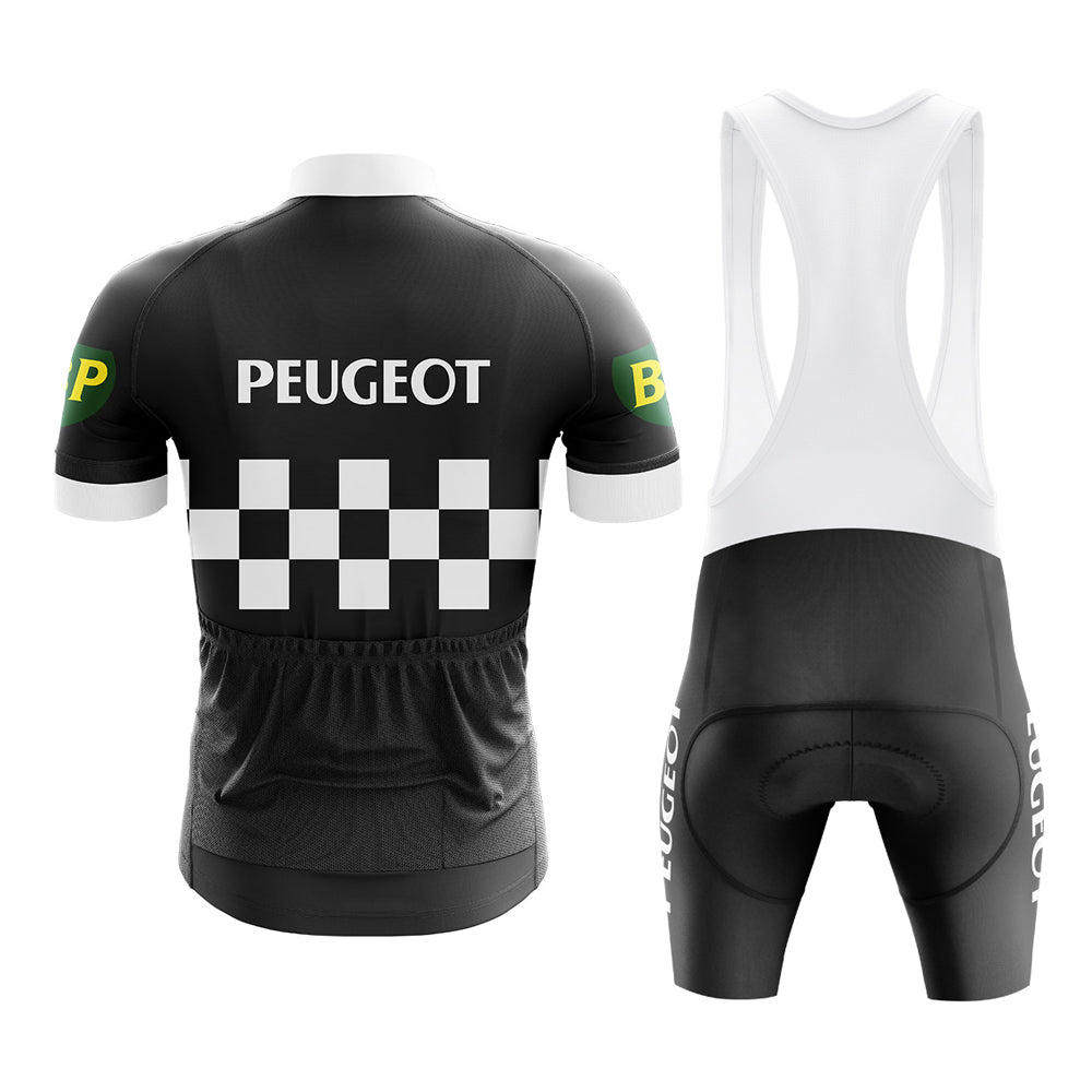 Peugeot Black Cycling Jersey Set