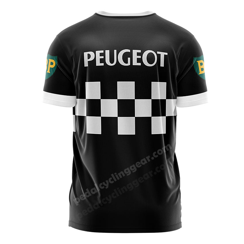 Peugeot Classic Black Cycling T-Shirt