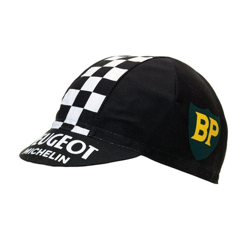 Classic Peugeot Michelin Black Cycling Cap