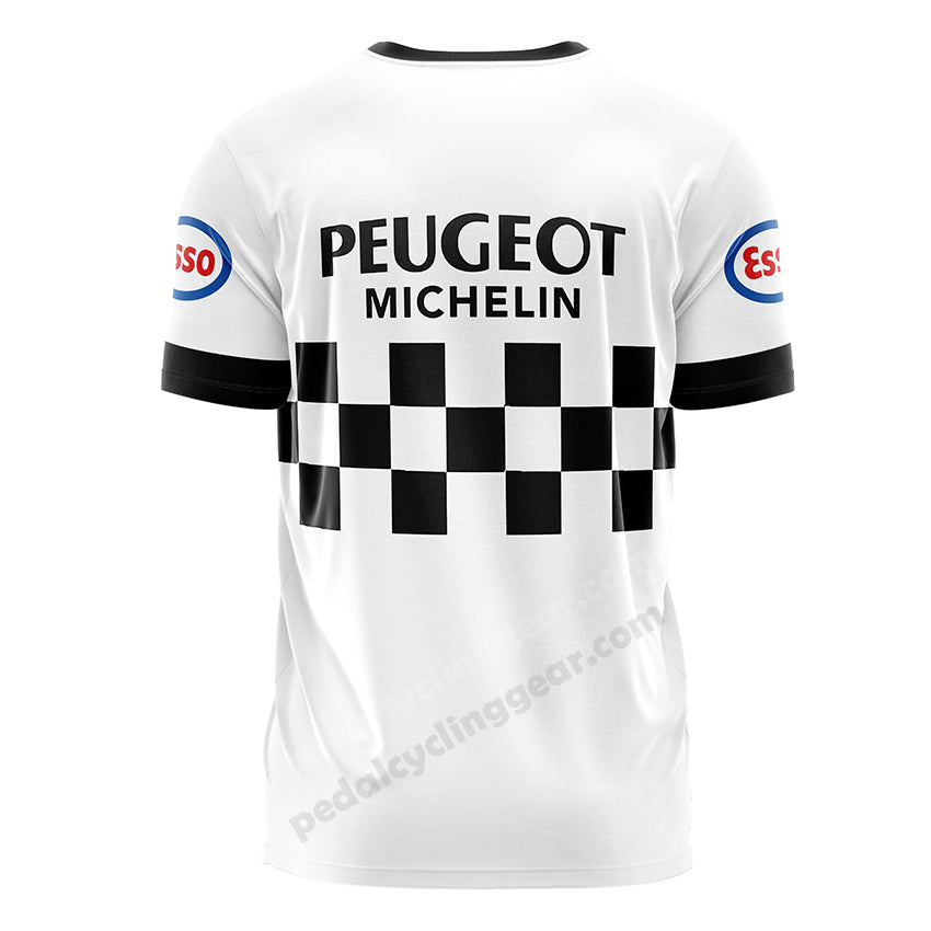 Peugeot Michelin Esso Retro Cycling T-Shirt