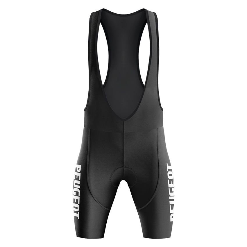 Peugeot Vintage Black Bib Shorts