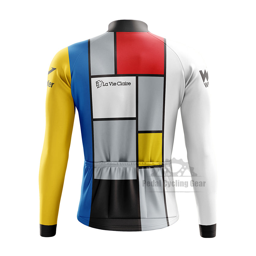 Radar La Vie Claire Long Sleeve Retro Cycling Jersey