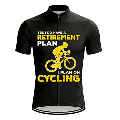 Retirement Plan Men Bike Jersey