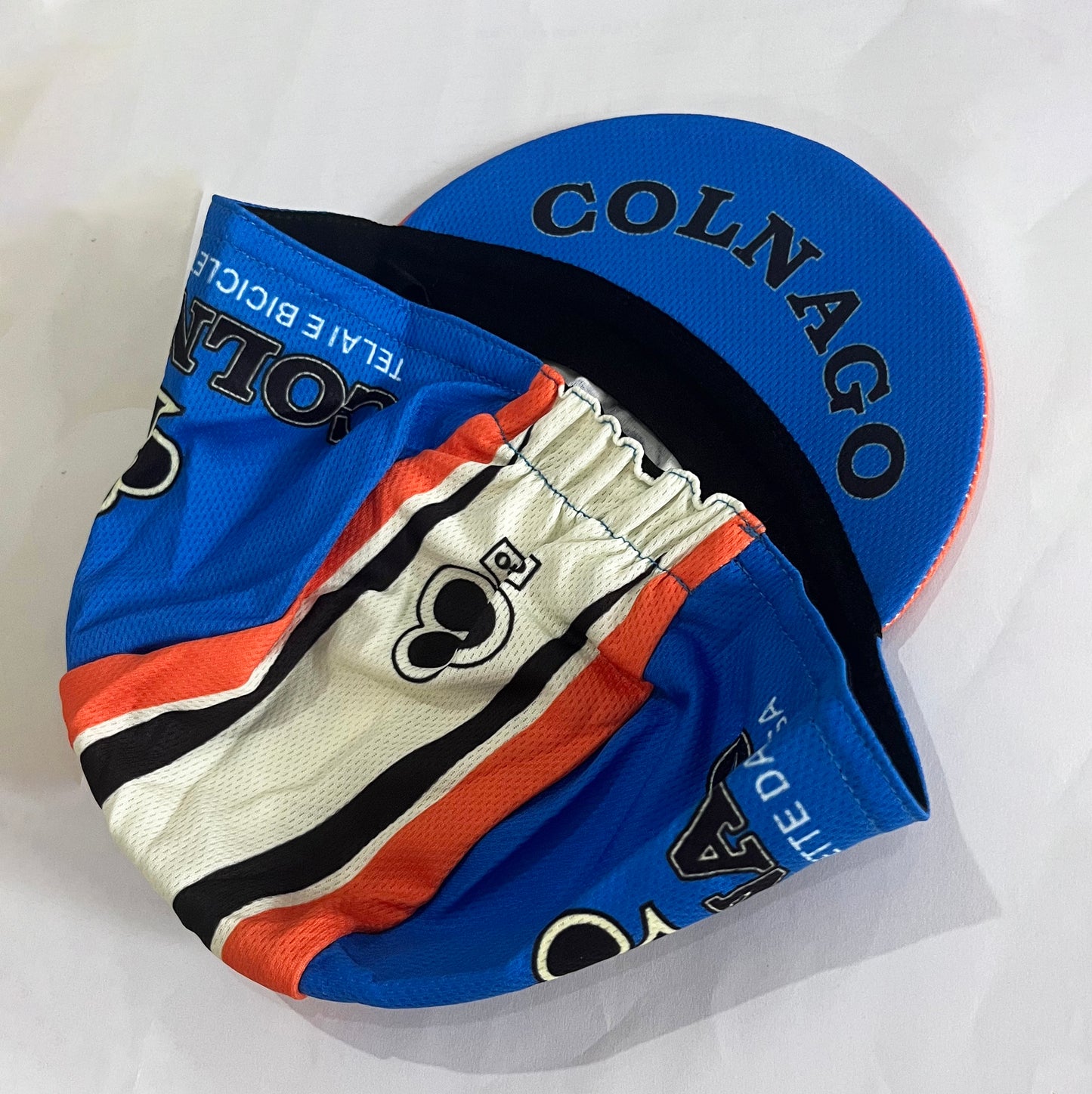 Retro Blue Colnago Cycling Cap