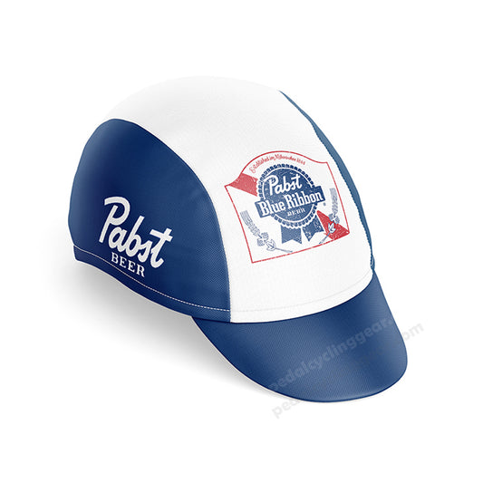 Retro Pabst Blue Ribbon Beer Cycling Cap