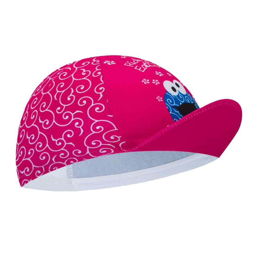 Sesame Street Cartoon Pink Cycling Cap
