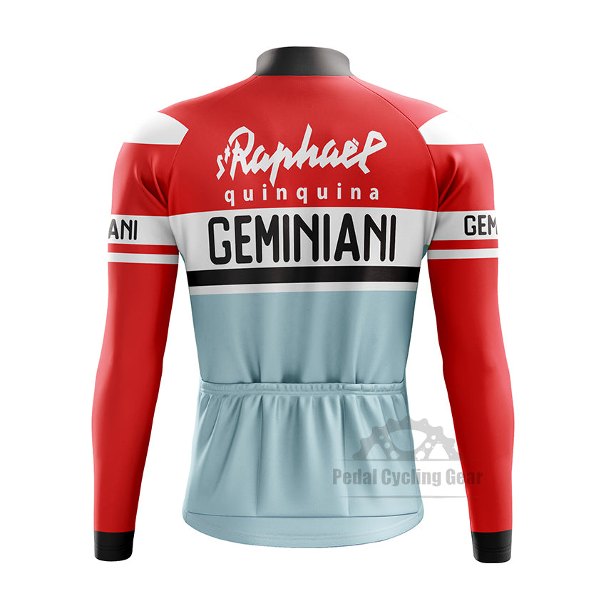 St Raphael Geminiani Long Sleeve Retro Cycling Jersey