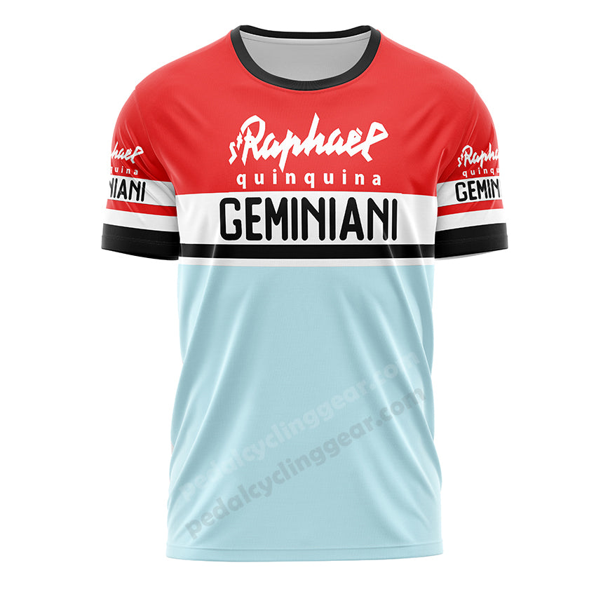 St Raphael Quinquina Geminiani Retro Cycling T-shirt