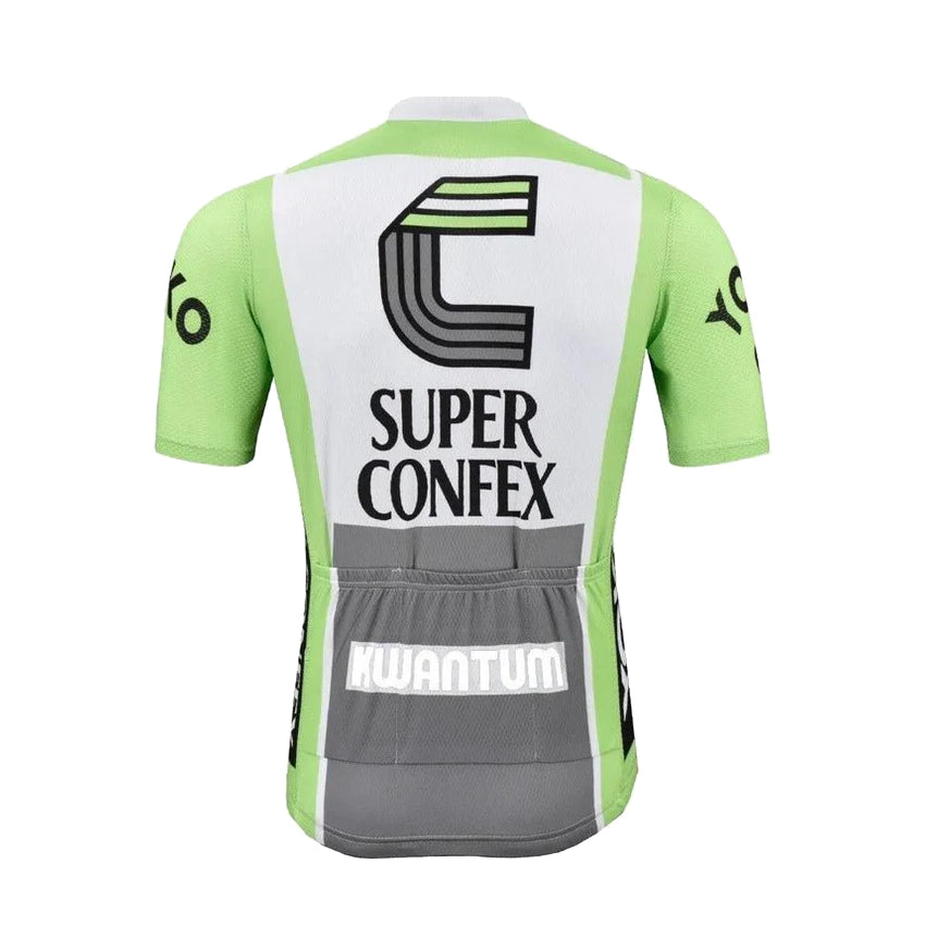 Superconfex Kwantum Green Cycling Jerseys